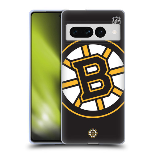 NHL Boston Bruins Oversized Soft Gel Case for Google Pixel 7 Pro