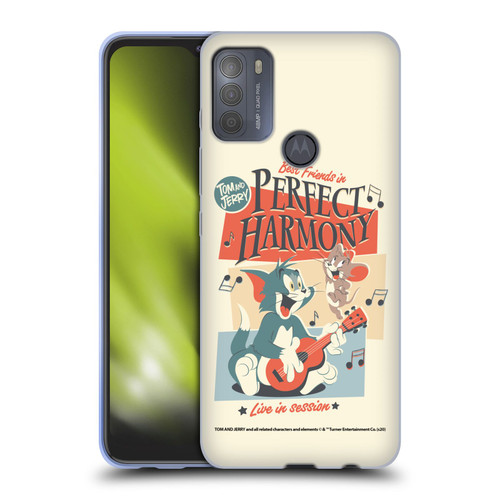 Tom and Jerry Retro Perfect Harmony Soft Gel Case for Motorola Moto G50