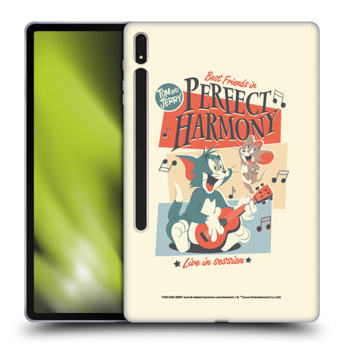 Tom and Jerry Retro Perfect Harmony Soft Gel Case for Samsung Galaxy Tab S8 Plus