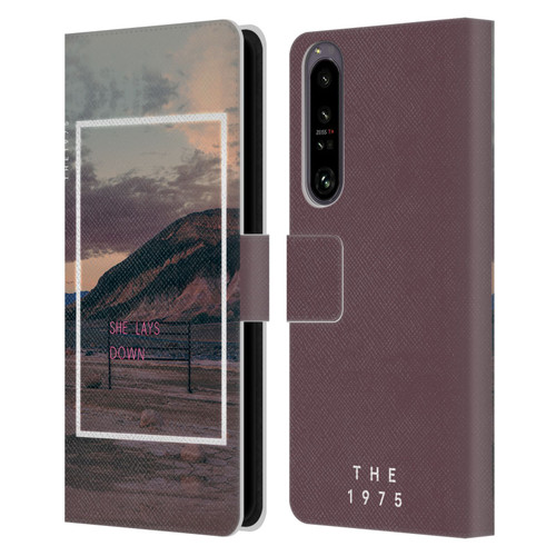 The 1975 Songs She Lays Down Leather Book Wallet Case Cover For Sony Xperia 1 IV