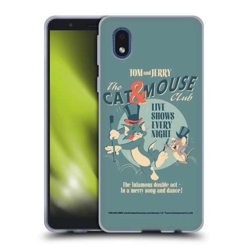 Tom and Jerry Retro Cat & Mouse Club Soft Gel Case for Samsung Galaxy A01 Core (2020)