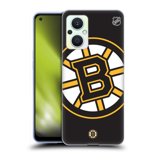 NHL Boston Bruins Oversized Soft Gel Case for OPPO Reno8 Lite