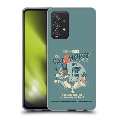 Tom and Jerry Retro Cat & Mouse Club Soft Gel Case for Samsung Galaxy A52 / A52s / 5G (2021)