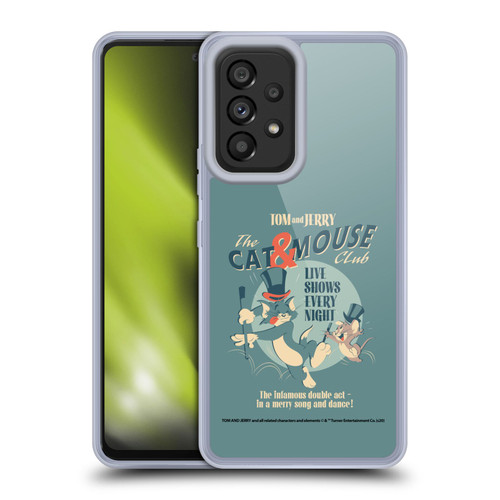 Tom and Jerry Retro Cat & Mouse Club Soft Gel Case for Samsung Galaxy A53 5G (2022)