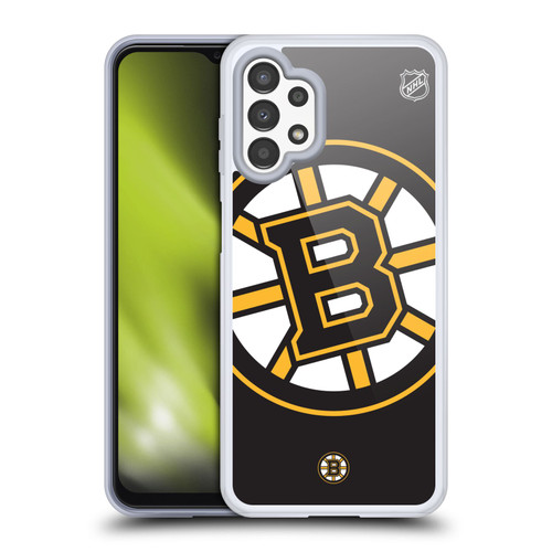 NHL Boston Bruins Oversized Soft Gel Case for Samsung Galaxy A13 (2022)
