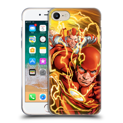 The Flash DC Comics Comic Book Covers New 52 Vol 4 #1 Soft Gel Case for Apple iPhone 7 / 8 / SE 2020 & 2022