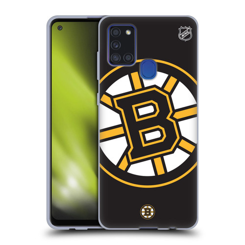 NHL Boston Bruins Oversized Soft Gel Case for Samsung Galaxy A21s (2020)