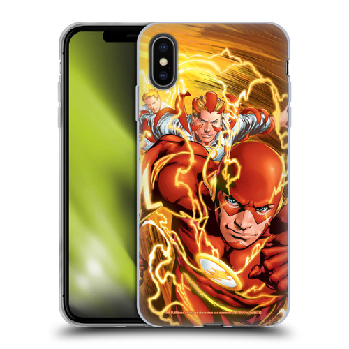 The Flash DC Comics Comic Book Covers New 52 Vol 4 #1 Soft Gel Case for Apple iPhone XS Max