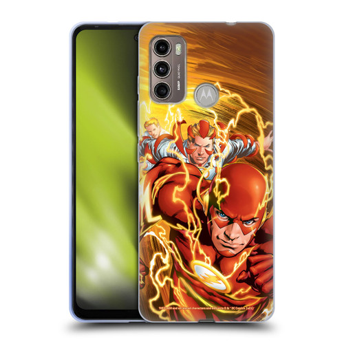 The Flash DC Comics Comic Book Covers New 52 Vol 4 #1 Soft Gel Case for Motorola Moto G60 / Moto G40 Fusion