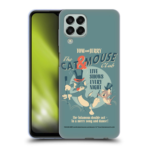 Tom and Jerry Retro Cat & Mouse Club Soft Gel Case for Samsung Galaxy M33 (2022)