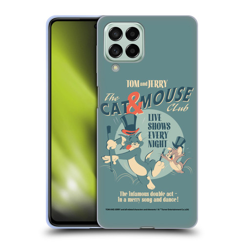 Tom and Jerry Retro Cat & Mouse Club Soft Gel Case for Samsung Galaxy M53 (2022)