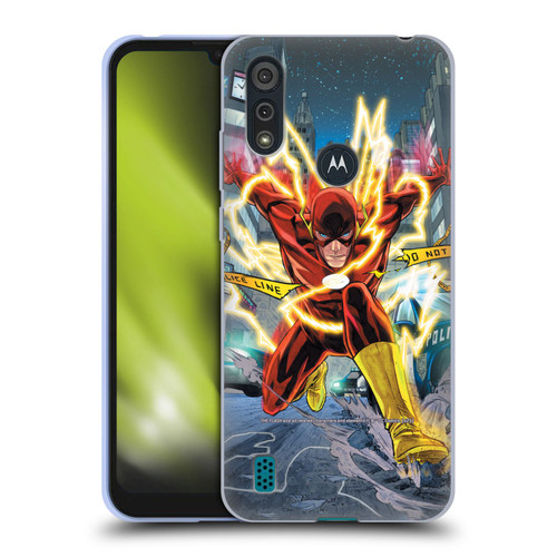 The Flash DC Comics Comic Book Covers Brightest Day Vol 3 #1 Soft Gel Case for Motorola Moto E6s (2020)