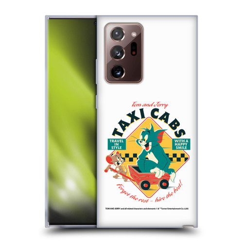 Tom and Jerry Retro Taxi Cabs Soft Gel Case for Samsung Galaxy Note20 Ultra / 5G