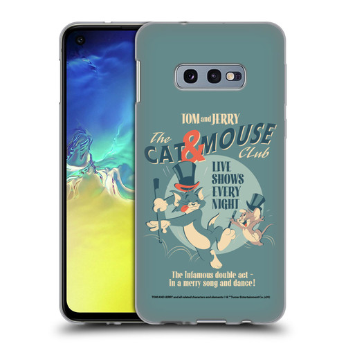 Tom and Jerry Retro Cat & Mouse Club Soft Gel Case for Samsung Galaxy S10e