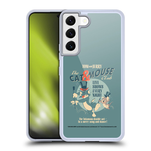 Tom and Jerry Retro Cat & Mouse Club Soft Gel Case for Samsung Galaxy S22 5G