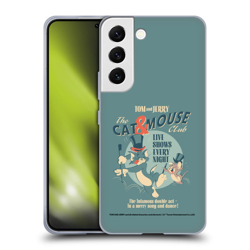 Tom and Jerry Retro Cat & Mouse Club Soft Gel Case for Samsung Galaxy S22 5G