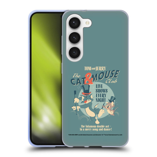 Tom and Jerry Retro Cat & Mouse Club Soft Gel Case for Samsung Galaxy S23 5G