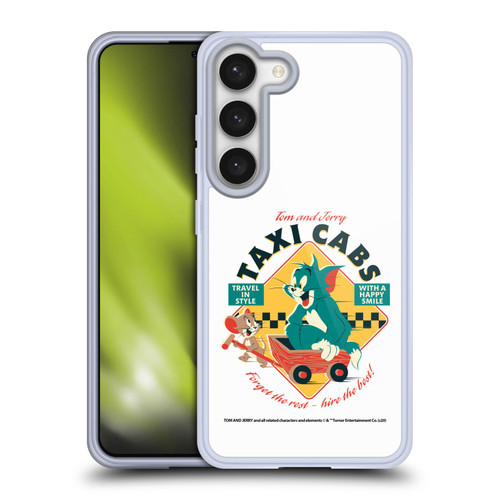 Tom and Jerry Retro Taxi Cabs Soft Gel Case for Samsung Galaxy S23 5G