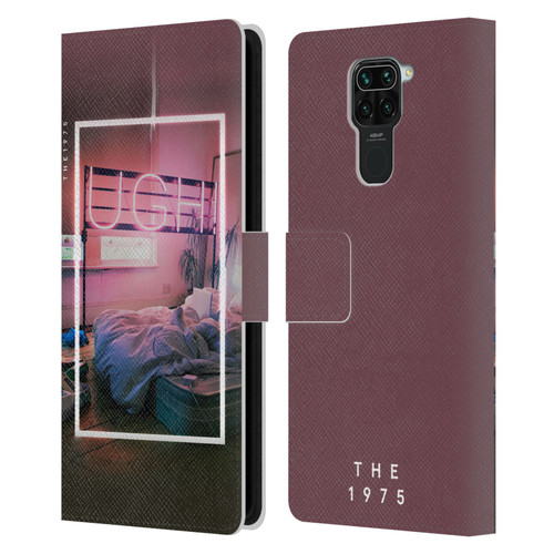 The 1975 Songs Ugh Leather Book Wallet Case Cover For Xiaomi Redmi Note 9 / Redmi 10X 4G