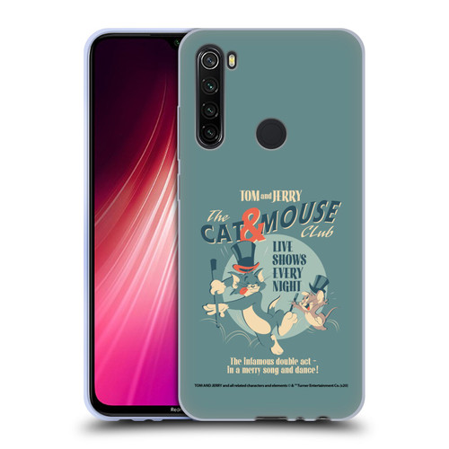 Tom and Jerry Retro Cat & Mouse Club Soft Gel Case for Xiaomi Redmi Note 8T