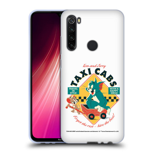 Tom and Jerry Retro Taxi Cabs Soft Gel Case for Xiaomi Redmi Note 8T