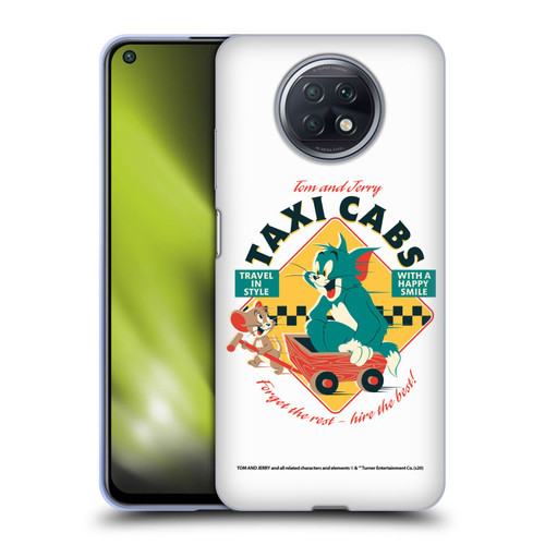Tom and Jerry Retro Taxi Cabs Soft Gel Case for Xiaomi Redmi Note 9T 5G