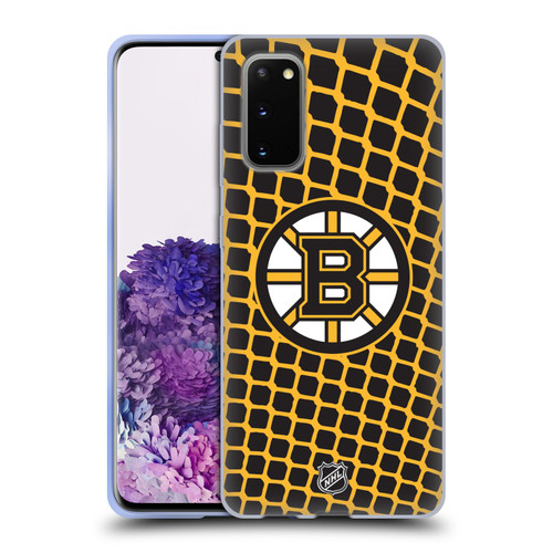 NHL Boston Bruins Net Pattern Soft Gel Case for Samsung Galaxy S20 / S20 5G