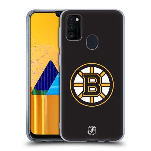 NHL Boston Bruins Plain Soft Gel Case for Samsung Galaxy M30s (2019)/M21 (2020)