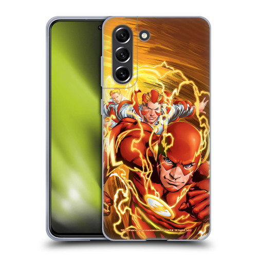The Flash DC Comics Comic Book Covers New 52 Vol 4 #1 Soft Gel Case for Samsung Galaxy S21 FE 5G