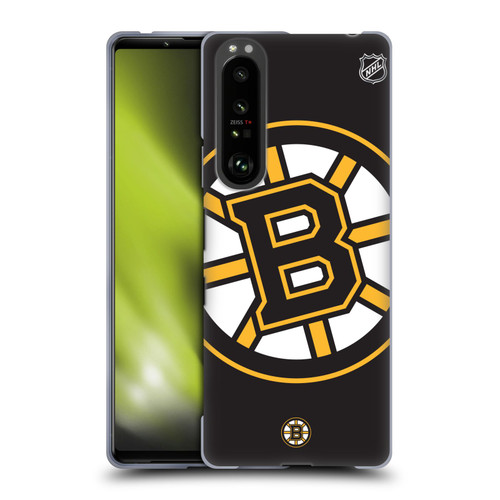 NHL Boston Bruins Oversized Soft Gel Case for Sony Xperia 1 III