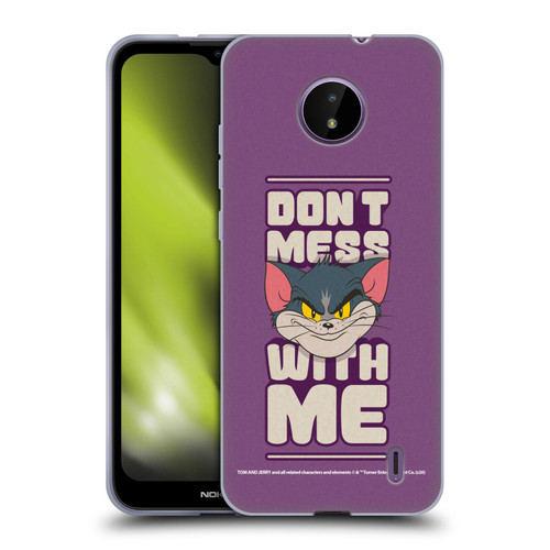 Tom and Jerry Typography Art Don't Mess With Me Soft Gel Case for Nokia C10 / C20