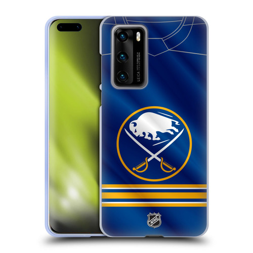 NHL Buffalo Sabres Jersey Soft Gel Case for Huawei P40 5G