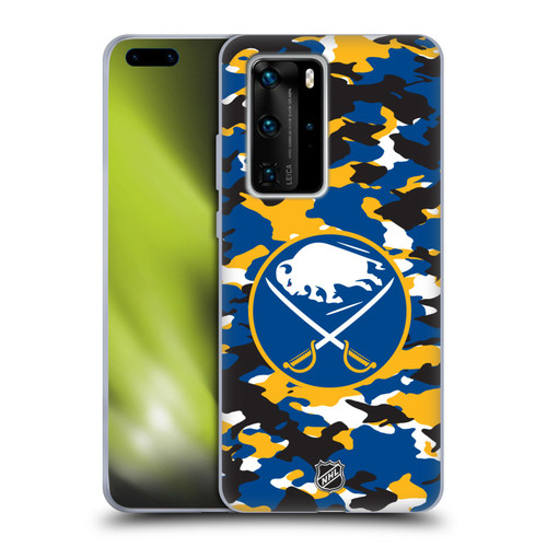 NHL Buffalo Sabres Camouflage Soft Gel Case for Huawei P40 Pro / P40 Pro Plus 5G