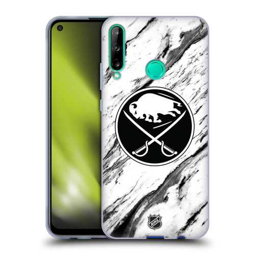 NHL Buffalo Sabres Marble Soft Gel Case for Huawei P40 lite E