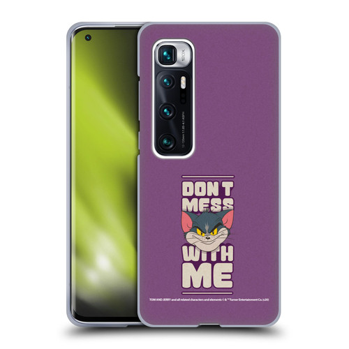 Tom and Jerry Typography Art Don't Mess With Me Soft Gel Case for Xiaomi Mi 10 Ultra 5G