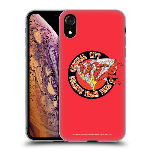 The Flash DC Comics Fast Fashion Central City Soft Gel Case for Apple iPhone XR