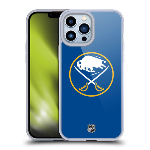 NHL Buffalo Sabres Plain Soft Gel Case for Apple iPhone 13 Pro Max
