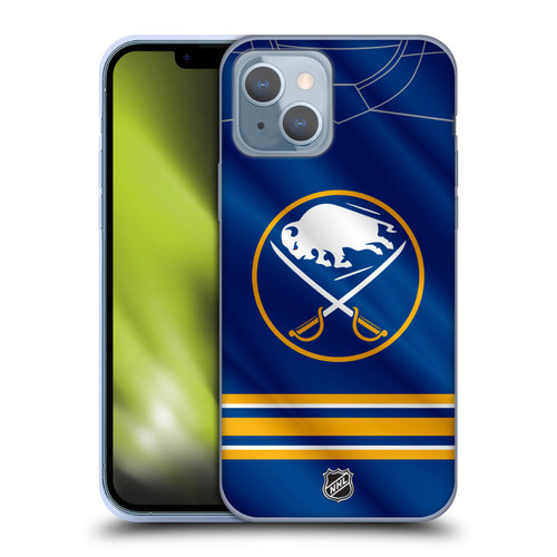 NHL Buffalo Sabres Jersey Soft Gel Case for Apple iPhone 14