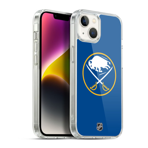NHL Buffalo Sabres Plain Soft Gel Case for Apple iPhone 14 Plus