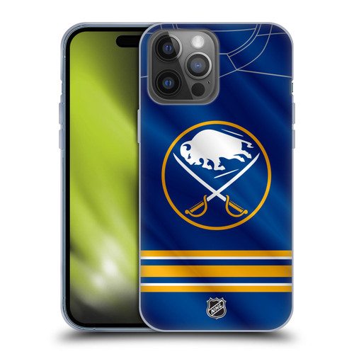NHL Buffalo Sabres Jersey Soft Gel Case for Apple iPhone 14 Pro Max