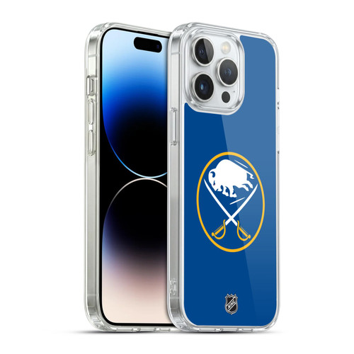 NHL Buffalo Sabres Plain Soft Gel Case for Apple iPhone 14 Pro Max