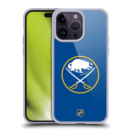NHL Buffalo Sabres Plain Soft Gel Case for Apple iPhone 14 Pro Max