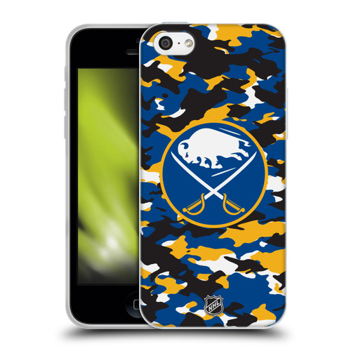NHL Buffalo Sabres Camouflage Soft Gel Case for Apple iPhone 5c