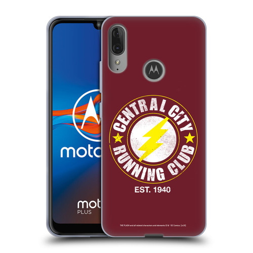 The Flash DC Comics Fast Fashion Running Club Soft Gel Case for Motorola Moto E6 Plus