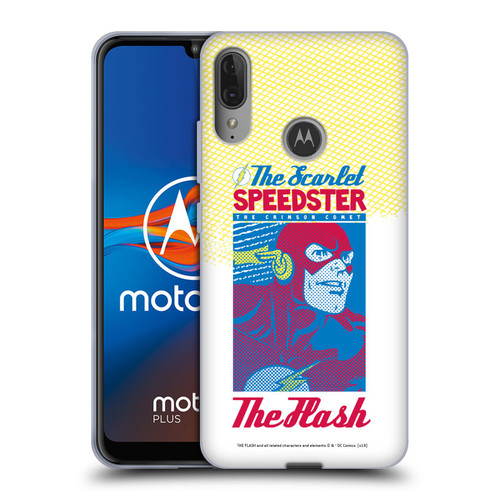 The Flash DC Comics Fast Fashion Scarlet Speedster Soft Gel Case for Motorola Moto E6 Plus