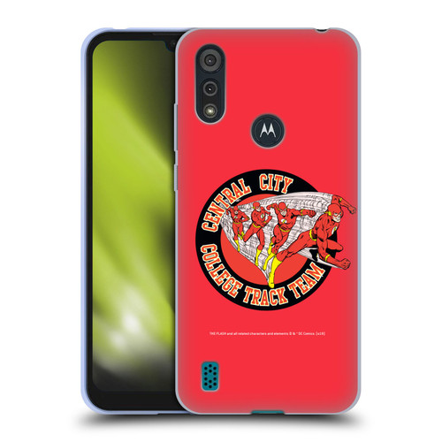 The Flash DC Comics Fast Fashion Central City Soft Gel Case for Motorola Moto E6s (2020)
