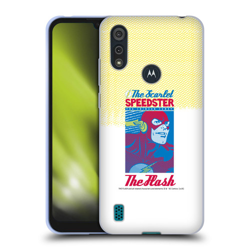 The Flash DC Comics Fast Fashion Scarlet Speedster Soft Gel Case for Motorola Moto E6s (2020)