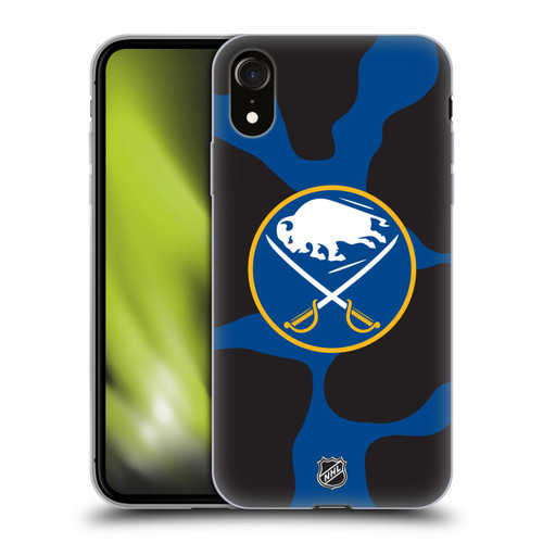 NHL Buffalo Sabres Cow Pattern Soft Gel Case for Apple iPhone XR