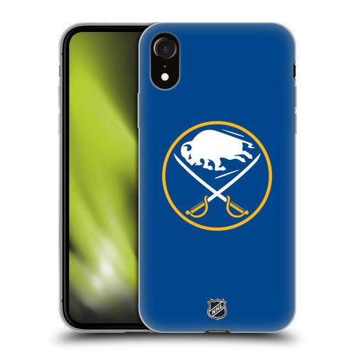 NHL Buffalo Sabres Plain Soft Gel Case for Apple iPhone XR