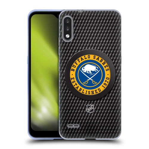 NHL Buffalo Sabres Puck Texture Soft Gel Case for LG K22